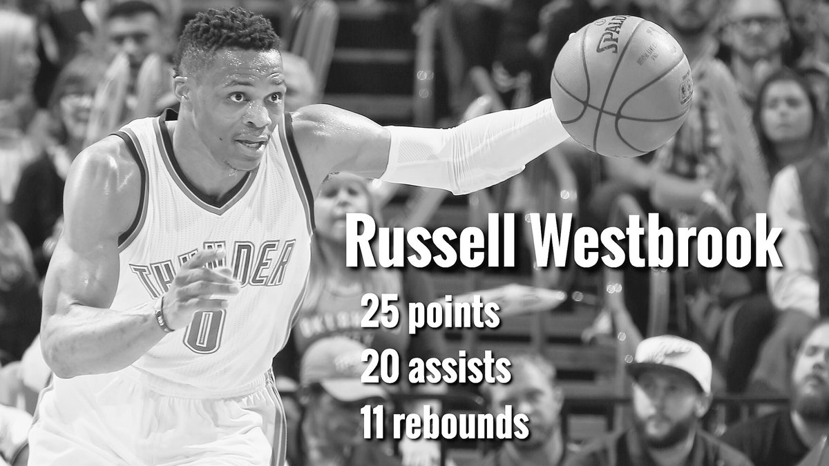 Russell Westbrook becomes first player since Magic Johnson in '88 with...