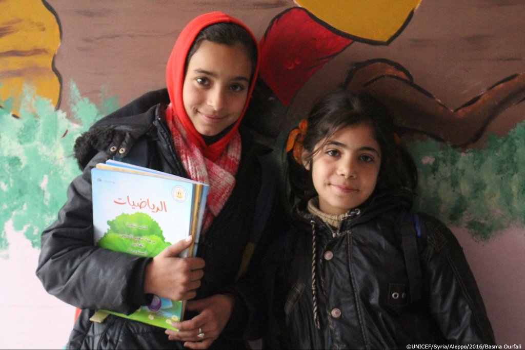 RT @UNICEF: “I don’t have to stay at home anymore!” For 1st time in 2 yrs, Iman & her friend are off to school again @UNICEFmena https://t.…