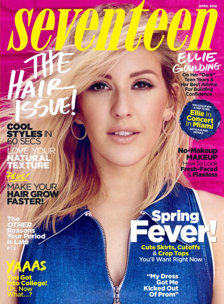 RT @seventeen: SO excited to announce our April cover star @elliegoulding! Issue hits stands 3/15! https://t.co/ncoSJQd6jb https://t.co/HTS…