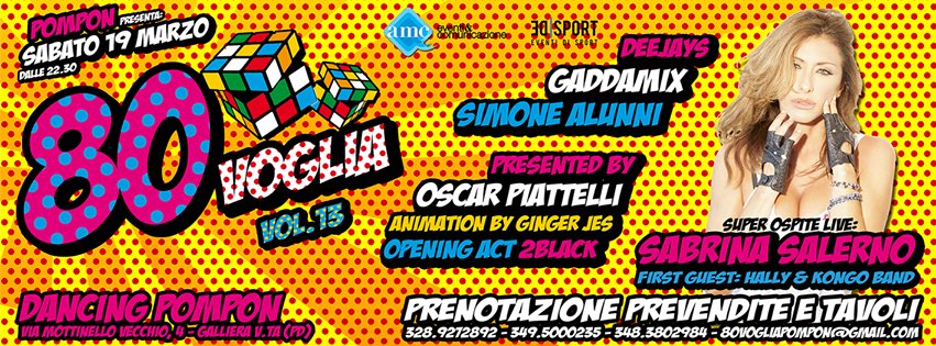 #savethedate #Saturday 19032016 #PomPon #Galliera #Padova #Special #Guest #music #live #dancefloor  #nightlife https://t.co/IYE8YXeSk4