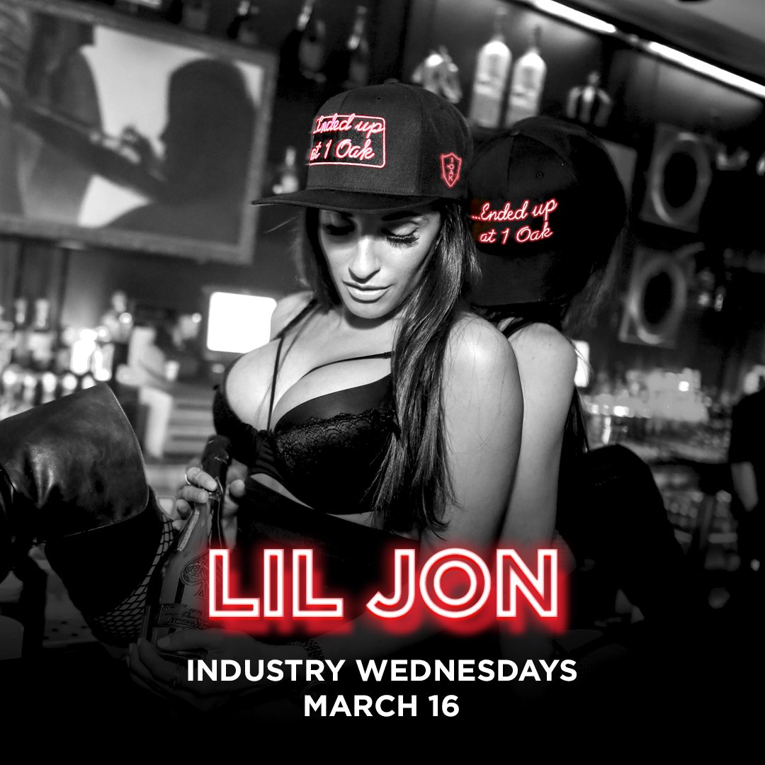 RT @1OAKLV: YEAHHHH! It's going down this Wednesday at Industry night with @LilJon!

Tickets: https://t.co/HIGuJEwWbL https://t.co/QGO6EkvA…