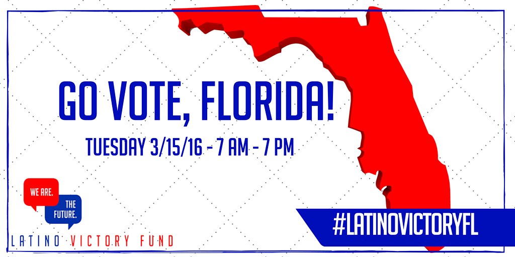 RT @latinovictoryus: Hey #Florida! Don't forget to vote tomorrow! Click here for voting info: https://t.co/Rda697QKrq #latinovictoryFL http…