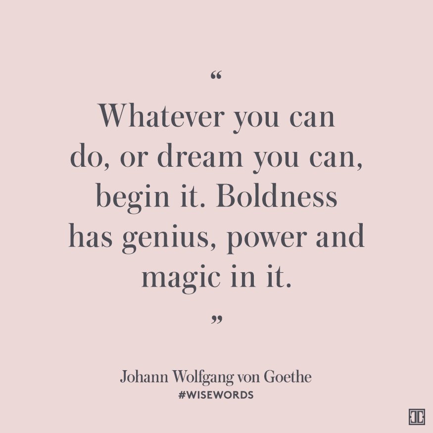 See more #wisewords here: https://t.co/dijhVmBcg2 #ITwisewords #quotes #inspiration #Goethe https://t.co/JiGxtjlksv