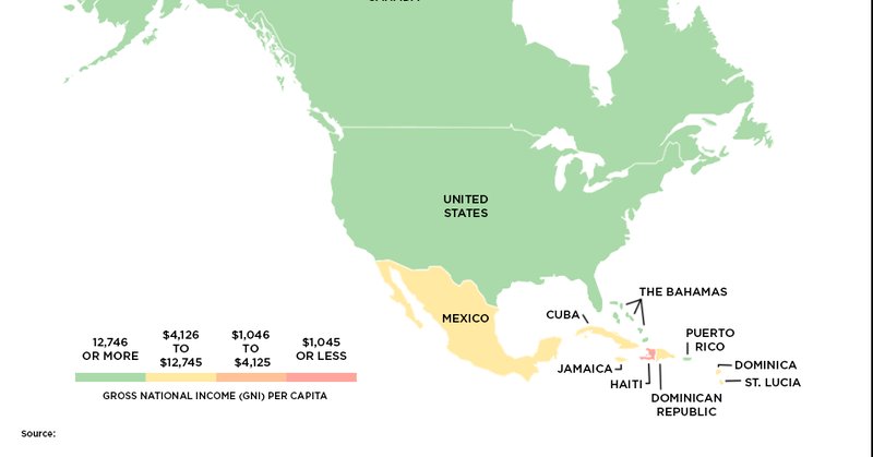 These Maps Divide the World into 4 Income Classes   via @howmuch_net #economy #dataviz