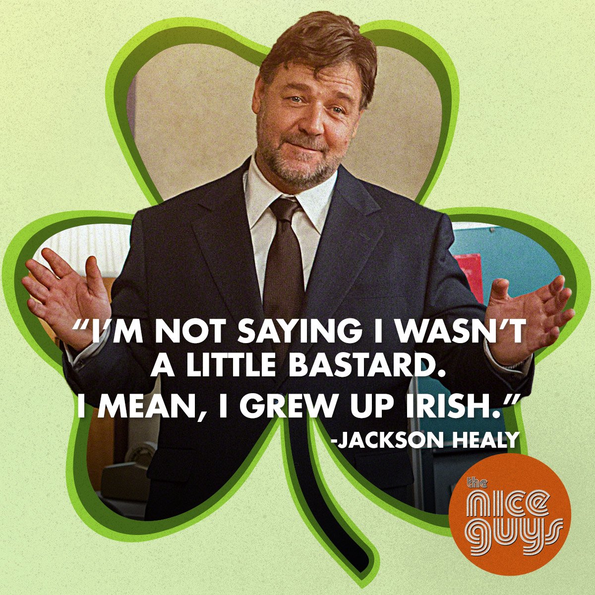 RT @theniceguys: Happy #StPatricksDay from our favorite Irish detective. https://t.co/CQ6PWYlxTN