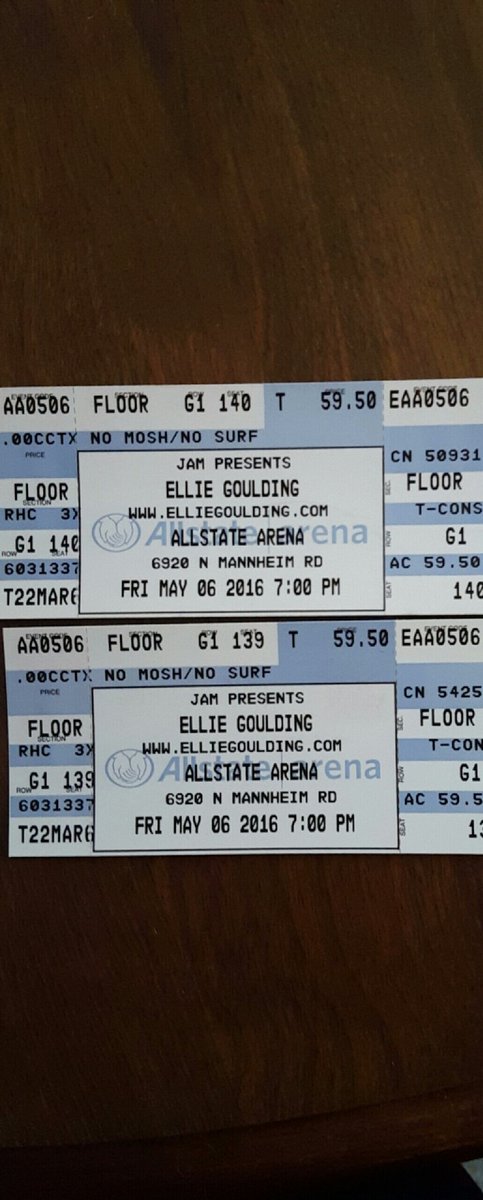 RT @drkuniverse: yess ????????See you in Chicago ???? @elliegoulding https://t.co/y0rx6pshNG