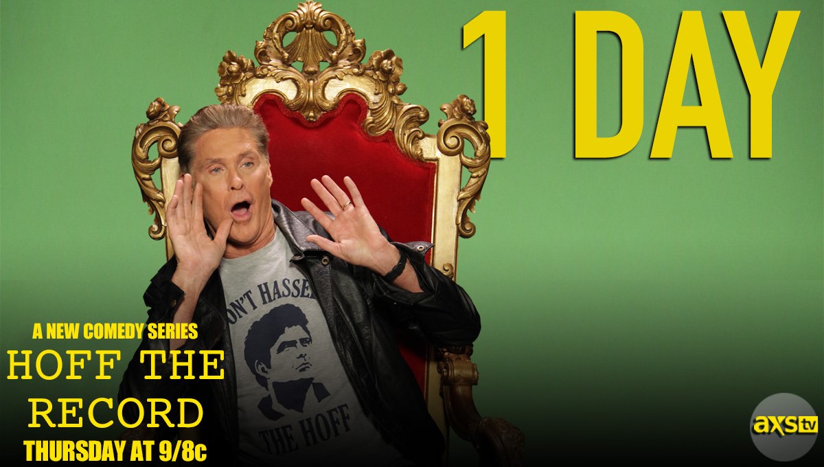 The Hoff is coming!! Are you ready for this? #hofftherecord https://t.co/6OBOPI4rWo