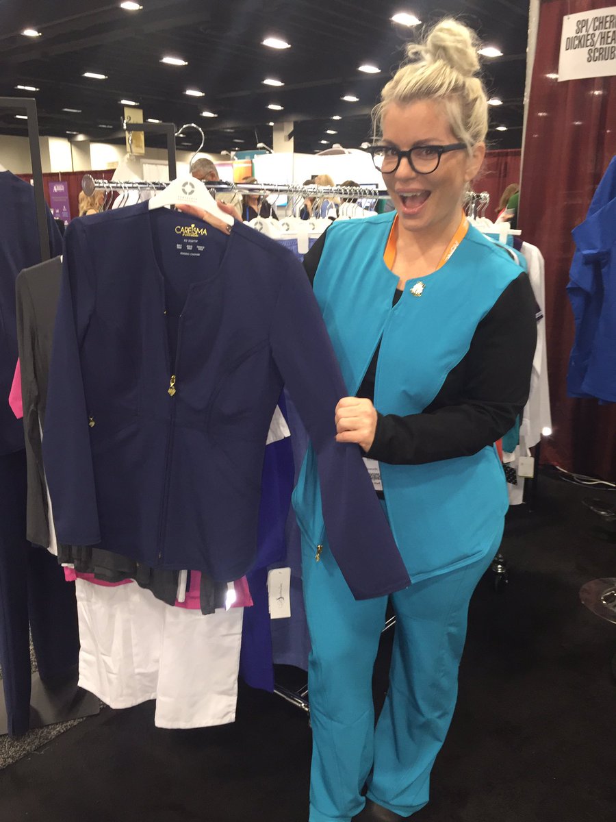 RT @TheKatieduke: Here they are !!!! @CareismaScrubs by @SofiaVergara !!! I AM OBSESSED!! #AONE2016 booth 540! We have giveaways! https://t…