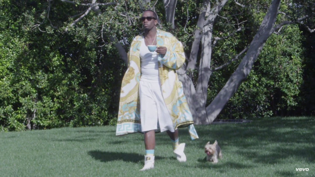 RT @stereogum: Watch Puff Daddy frolic in a silk robe and party in the new 