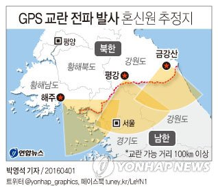 gps 교란 북한 전파 국방부 뉴스 중단하라 북한의 즉각 현재도 공격 북한이 mutanavy2