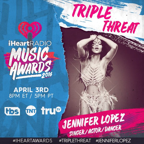 Thanks @iHeartRadio for the nom! Vote here: https://t.co/qwMHGa2cSg #IHeartAwards #TripleThreat #JenniferLopez https://t.co/lMoSHFmKX0