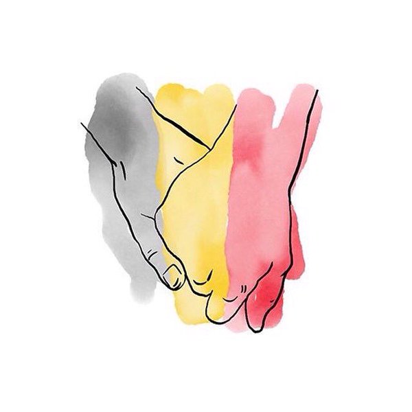 Our love and prayers go to the people of Brussels. Please -- pray for peace. #PrayersForBrussels https://t.co/Fj6WcfHF0g