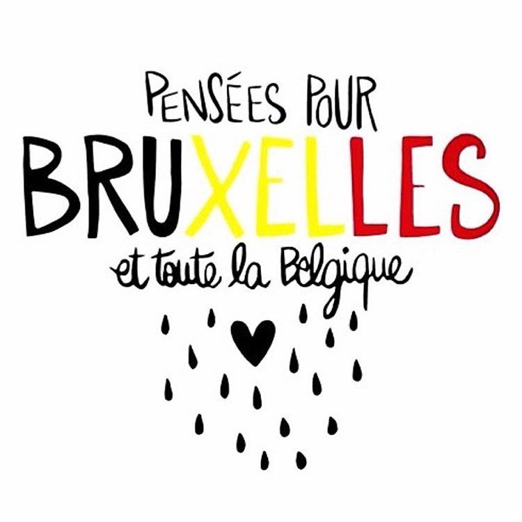 The horrible attacks on #Brussels affect us all. My heart is with you #Brussels ???????? https://t.co/3DNTQWAFg2