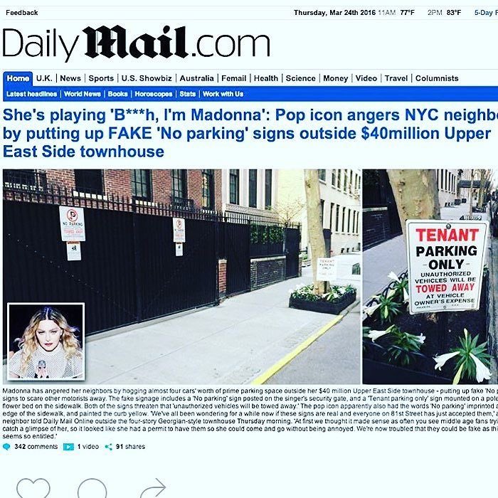 Yes Bishes I am Madonna and that is my driveway and if people park in front of it i cant... https://t.co/CnmnvriZt3 https://t.co/Py1Sk42VK9