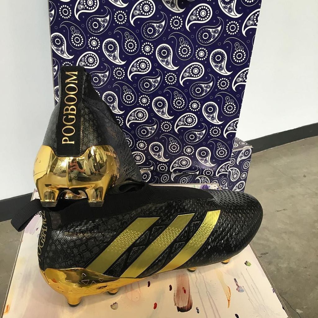Dope !! thnx to my neff @paulpogba for these ????@adidasfootball cleats ! goodlucc this season ! #teamadidas #ACE16 https://t.co/K4JijFFt1r