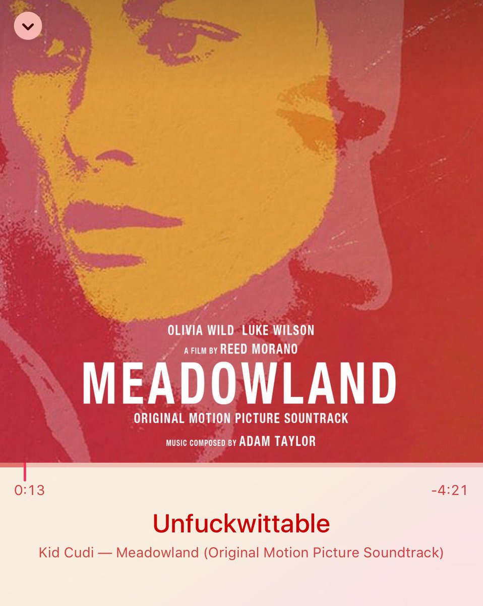 RT @reedmorano: This soundtrack. @KidCudi @oliviawilde @meadowlandfilm https://t.co/MZaMIcrTV5