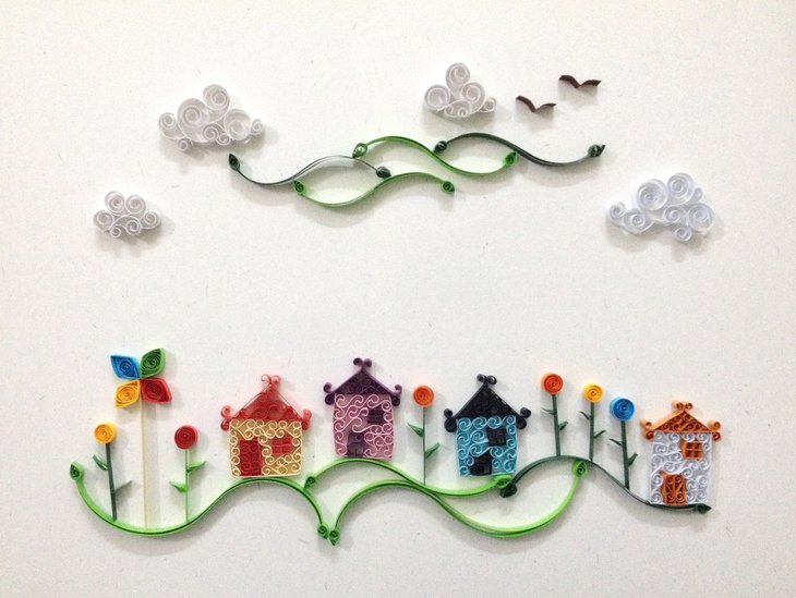 RT @hitRECord: This little village was quilled by 'hyvoky' - https://t.co/VlGjimklok https://t.co/hEcnR8TfNQ