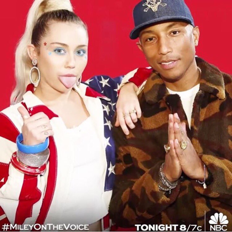 Peep me and my big bro @Pharrell on @NBCTheVoice tonight ❤️❤️❤️ https://t.co/3OeGBVt5p7