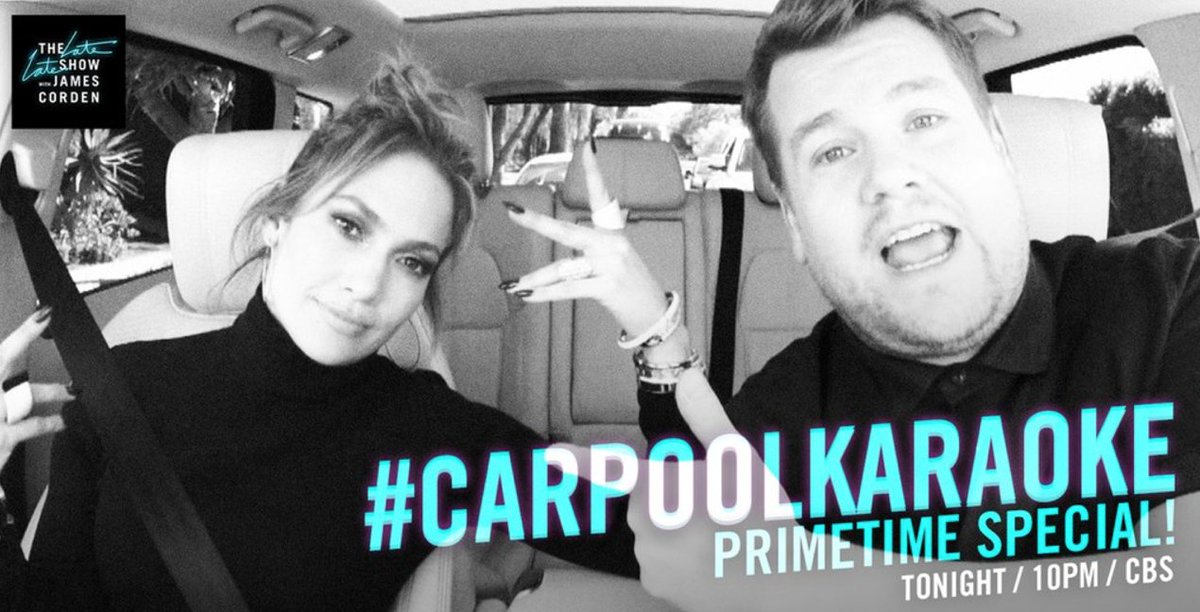 #CarpoolKaraoke #JLo @latelateshow https://t.co/K9zAFlwAHH
