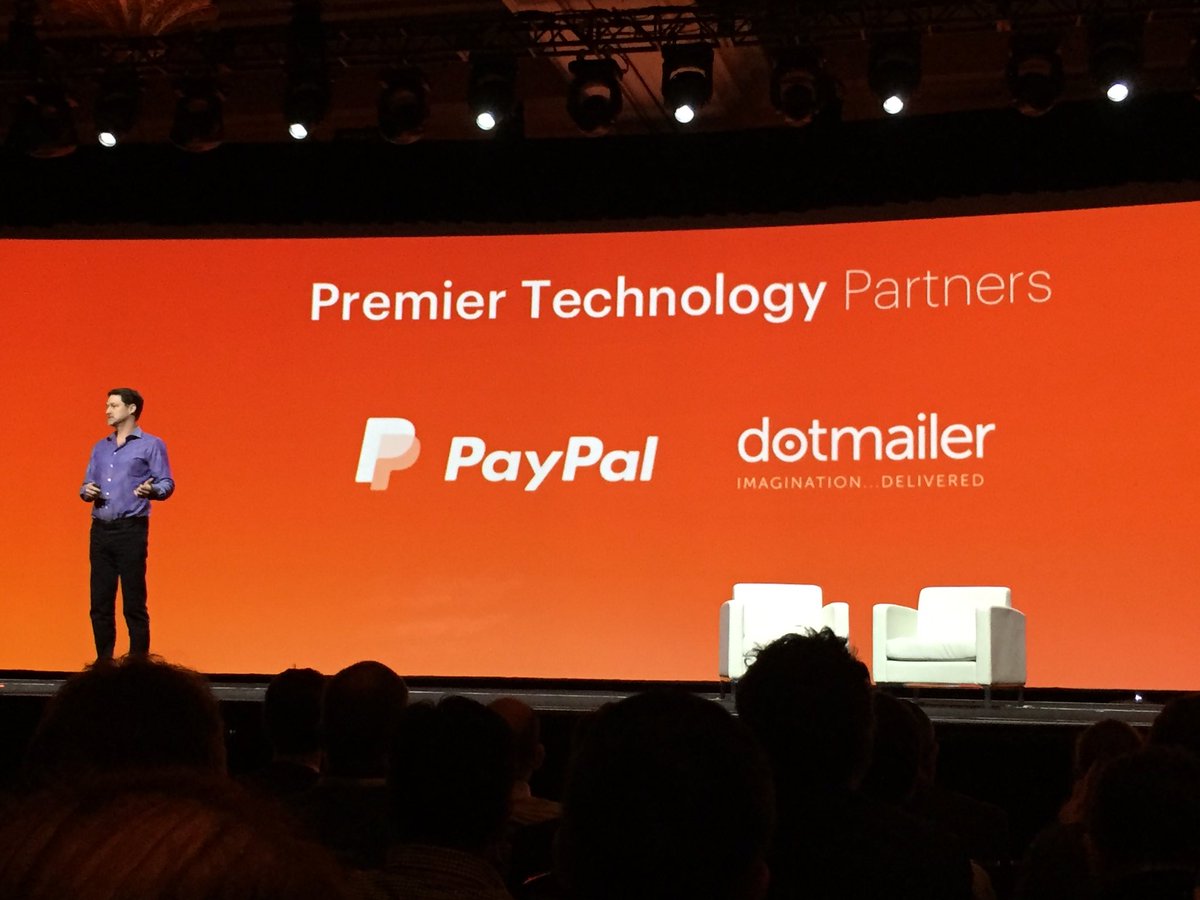tinktaylor: .@magento Premier technology partners @dotmailer @PayPal #MagentoImagine https://t.co/cZDNVITuoN