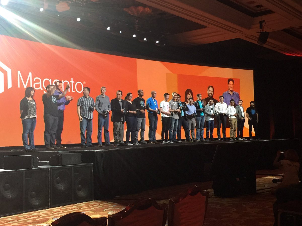 Blue_Bovine: #MagentoImagine #RealMagento props to the Magento Makers! https://t.co/ZNMK6emYFV