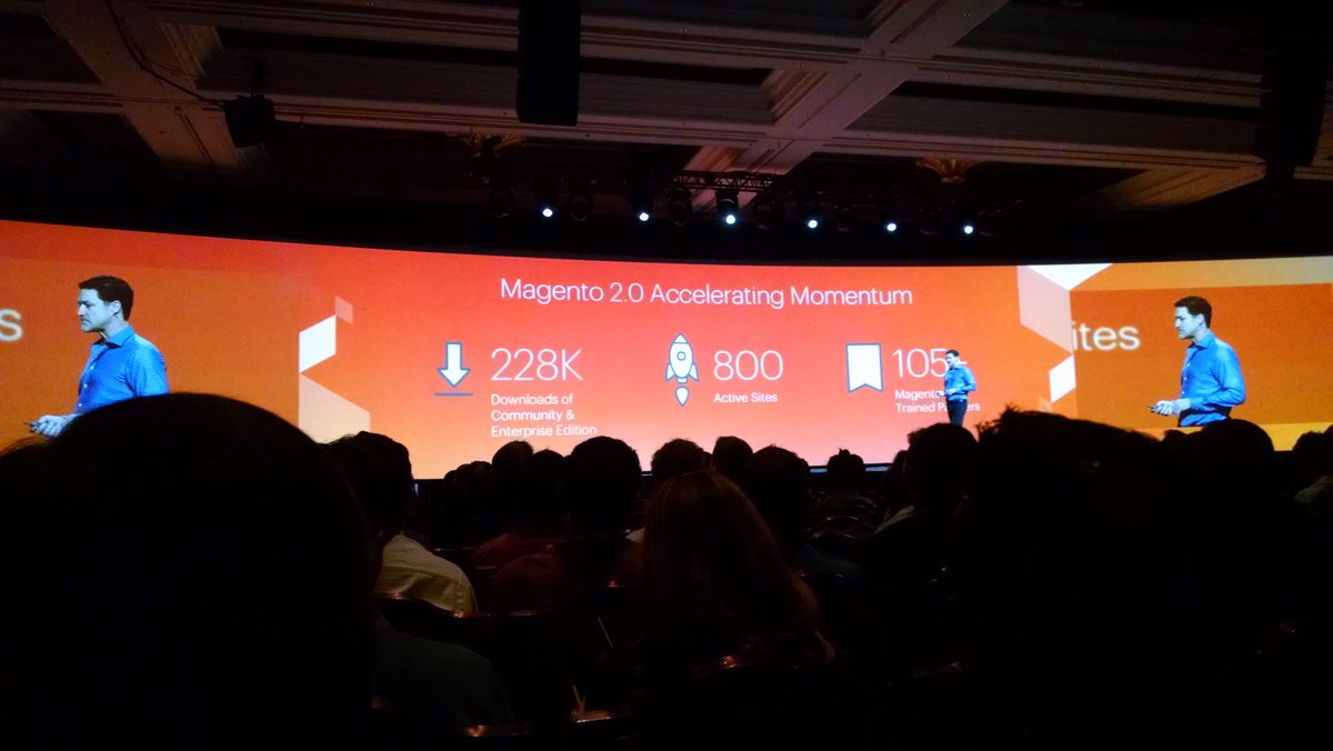 barbanet: Magento 2 momentum #MagentoImagine https://t.co/O8acjHw4YR