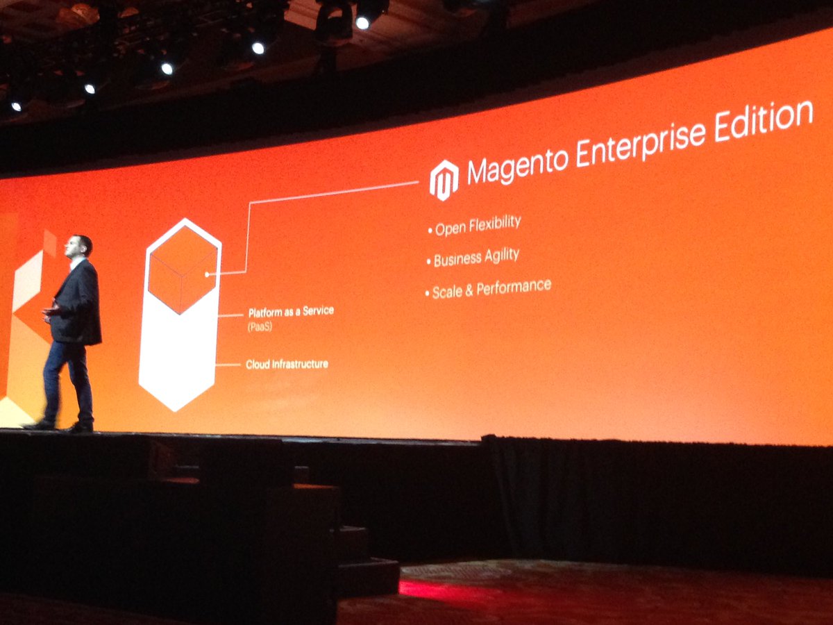 SheroDesigns: #Magento enterprise edition in the cloud will be open with no limitations. Creating peace of mind. #magentoimagine https://t.co/C2uiGk6jei