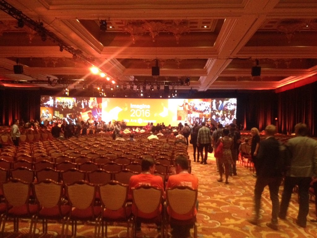 thisisnoticed: #MagentoImagine 2016 - We are here! https://t.co/x0TbCjR5BP