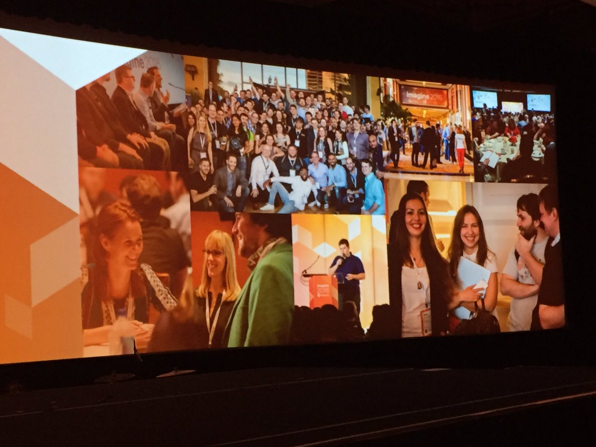 ProductPaul: Love seeing my team all over the photos and smiling. Glad they can enjoy after all the hard work. #MagentoImagine https://t.co/8y4Om80KsR