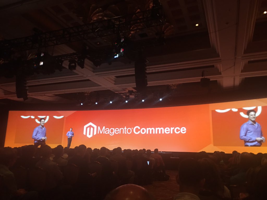 DCKAP: General Session #MagentoImagine 2016  @mklave1 @magento is more than a company. ---yes it is & #1 Commerce Platform https://t.co/rQo4TNcfHb