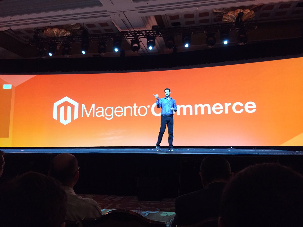 ignacioriesco: We are @magento Commerce. #MagentoImagine https://t.co/XtLlApn5yJ