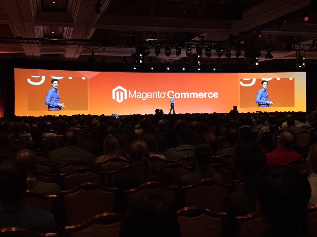 quantacomputing: Live from morning keynote by Mark Lavelle, CEO @magento #ImagineCommerce in Vegas https://t.co/ulD8HZM6Vv
