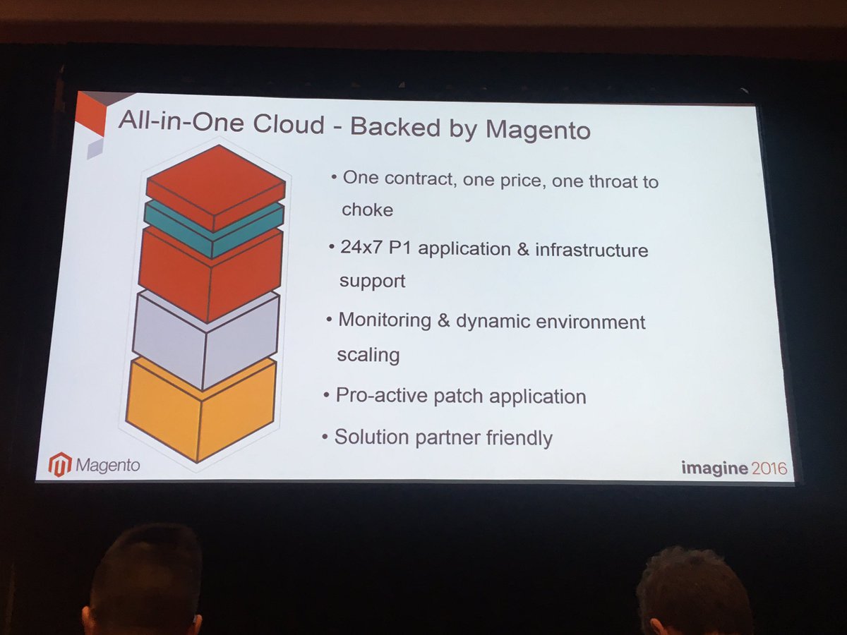 PinpointDesigns: 'All in one cloud - backed by Magento' #MagentoImagine https://t.co/vEA2c6uMxf