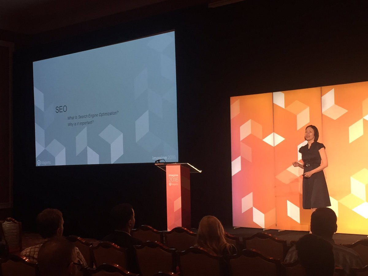 vaimoglobal: Learning about SEO with Christina Alden, TEDx speaker @luckygirliegirl #MagentoImagine #Vaimo https://t.co/LWIrJPFLtR