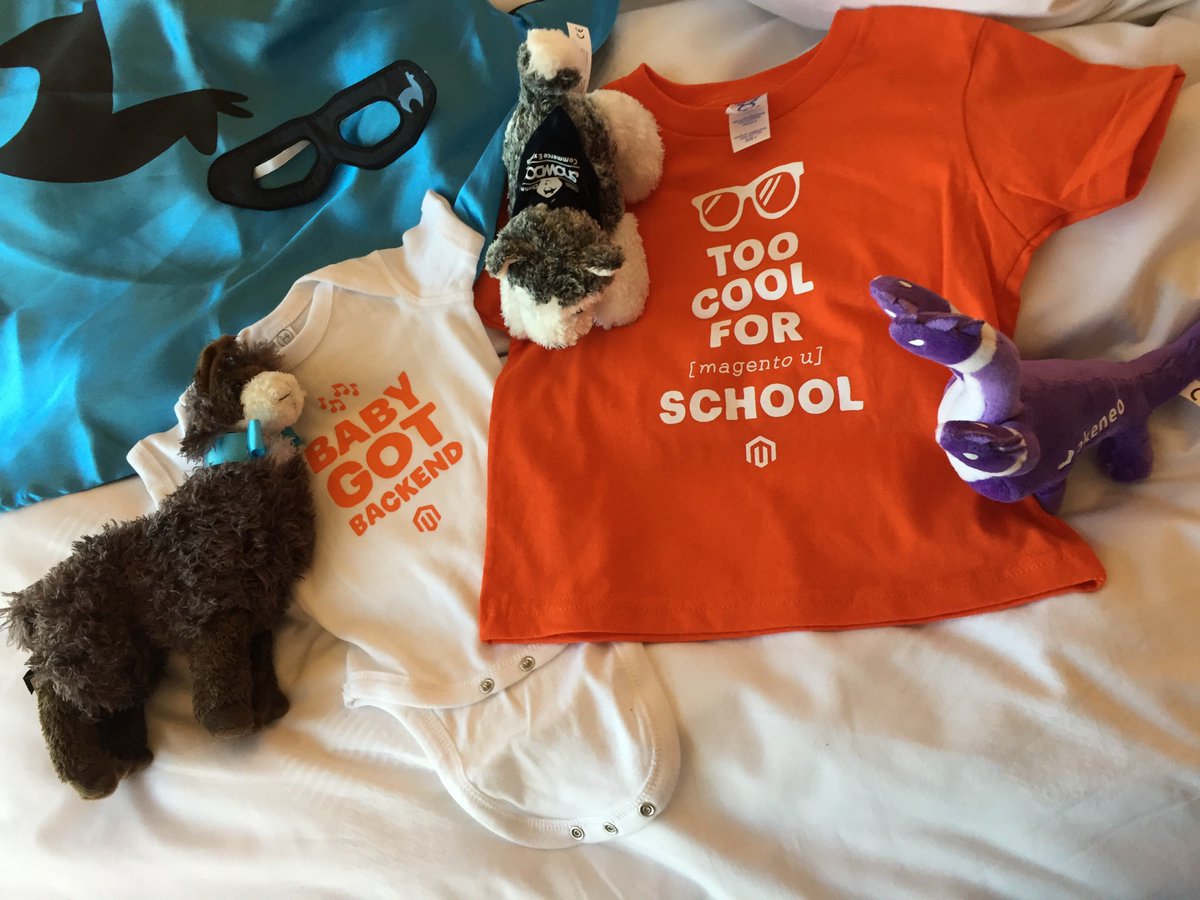 drlrdsen: Swag for my kids #MagentoImagine feat. @magento, @akeneopim, @SnowdogApps & @classyllama. Thank you folks! :) https://t.co/pRKJysGZWY