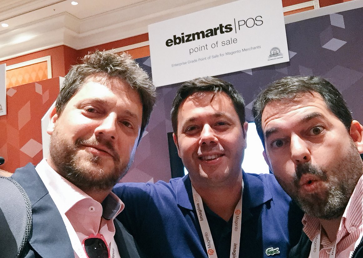 ignacioriesco: Always a pleasure to talk to @ebizmarts. There wasn't @interactiv4 with their help in the beginning. #MagentoImagine https://t.co/TQUE80SMQl