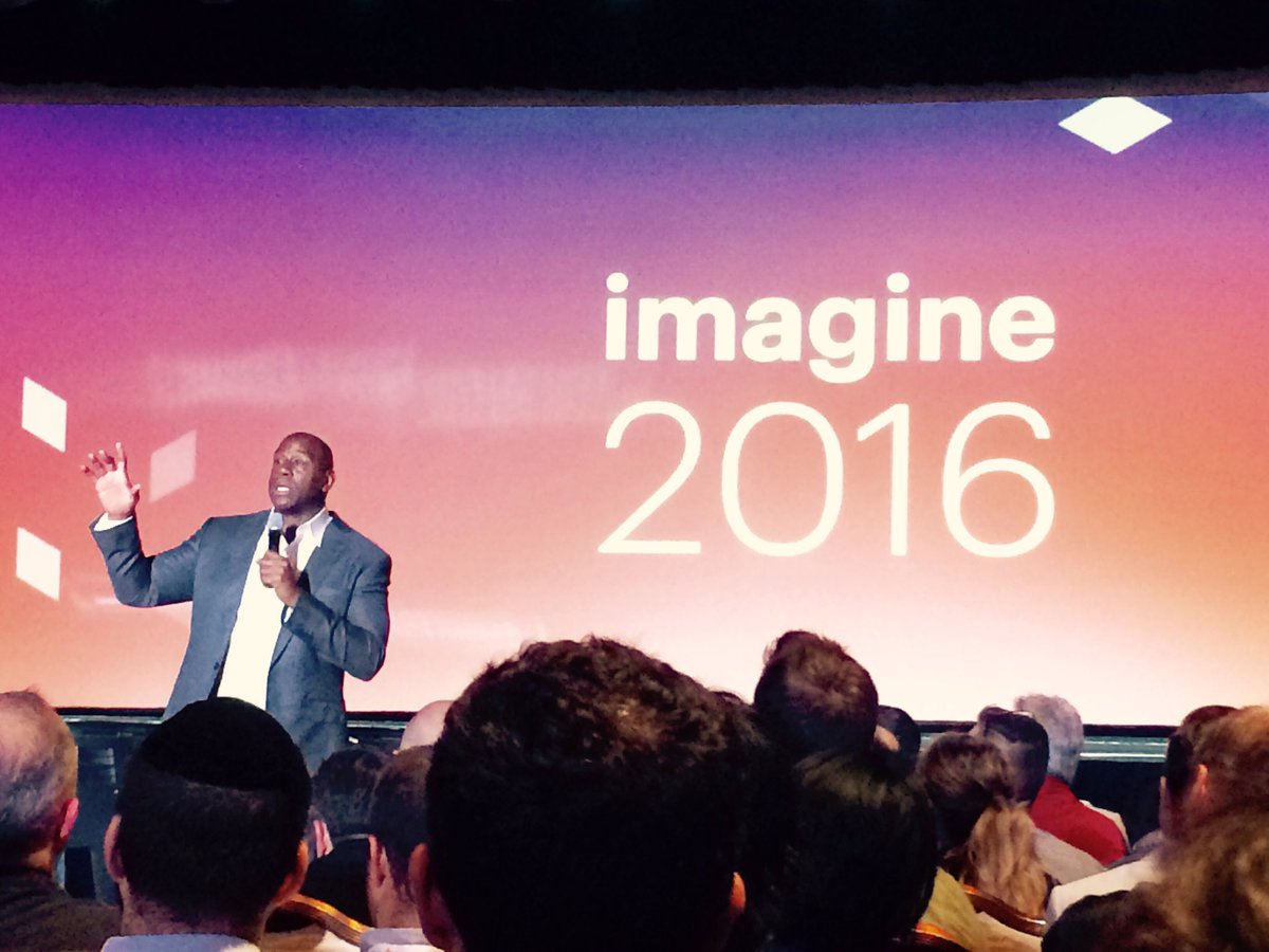 JimGillon68: @MagicJohnson droppin' knowledge at #MagentoImagine https://t.co/QAT2y9XX0q