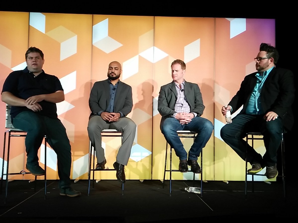 tutnix: Security experts panel at #MagentoImagine with @_Talesh @philwinkle @piotrekkaminski Alex cranmer https://t.co/FhPBn2kRMl