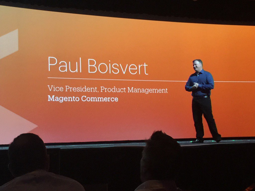 Blue_Bovine: #MagentoImagine @ProductPaul checking off bestie boys quote while talking about #magento2 ! https://t.co/WOiVKp4XJV