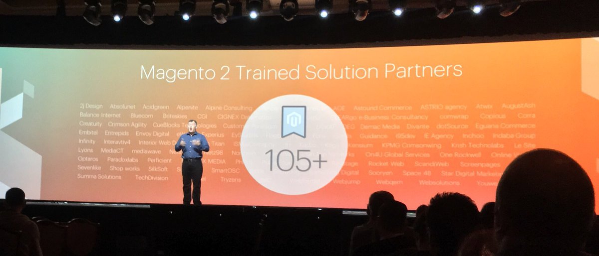 benmarks: Magento 2 is for trailblazers, including more than 100 agencies and multiple extension vendors #MagentoImagine https://t.co/XmcsBVfut7