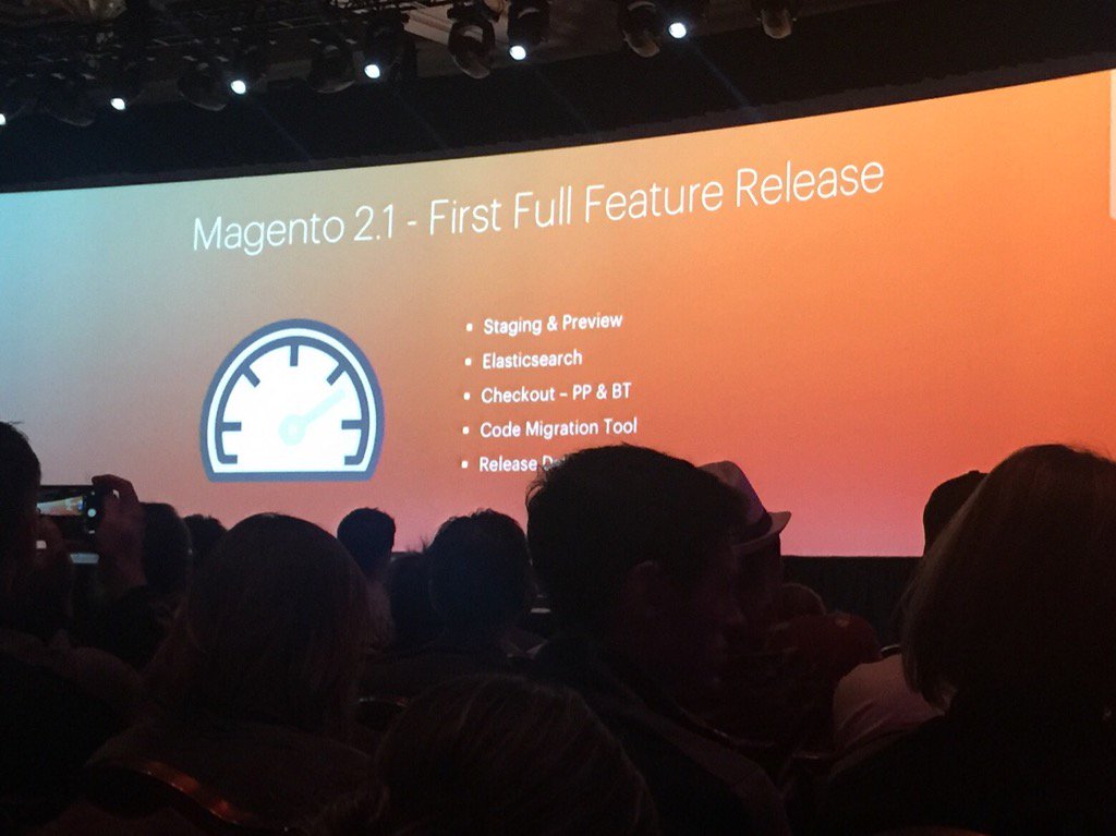dotmailer: It's here - Magento 2.1. #MagentoImagine https://t.co/g6u9uyE4VI