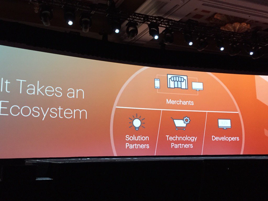 lesliehand: It takes an ecosystem from @magento #MagentoImagine information + fun = customer focus = many smiling faces https://t.co/yJ4DBUYWsu