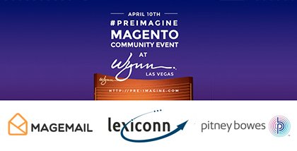 interactiv4: Join us next Sunday at #preimagine The #realmagento community event. Thanks @getmagemail @lexiconn and @pitneybowes https://t.co/kWyxXizIA4