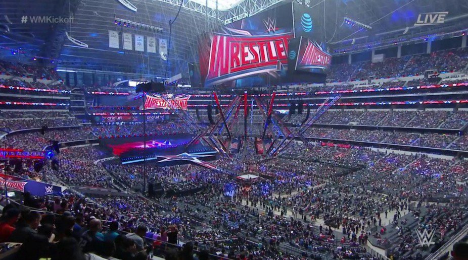 Dallas WrestleMania crowd in Dallas expected to reach 100,000 [Image