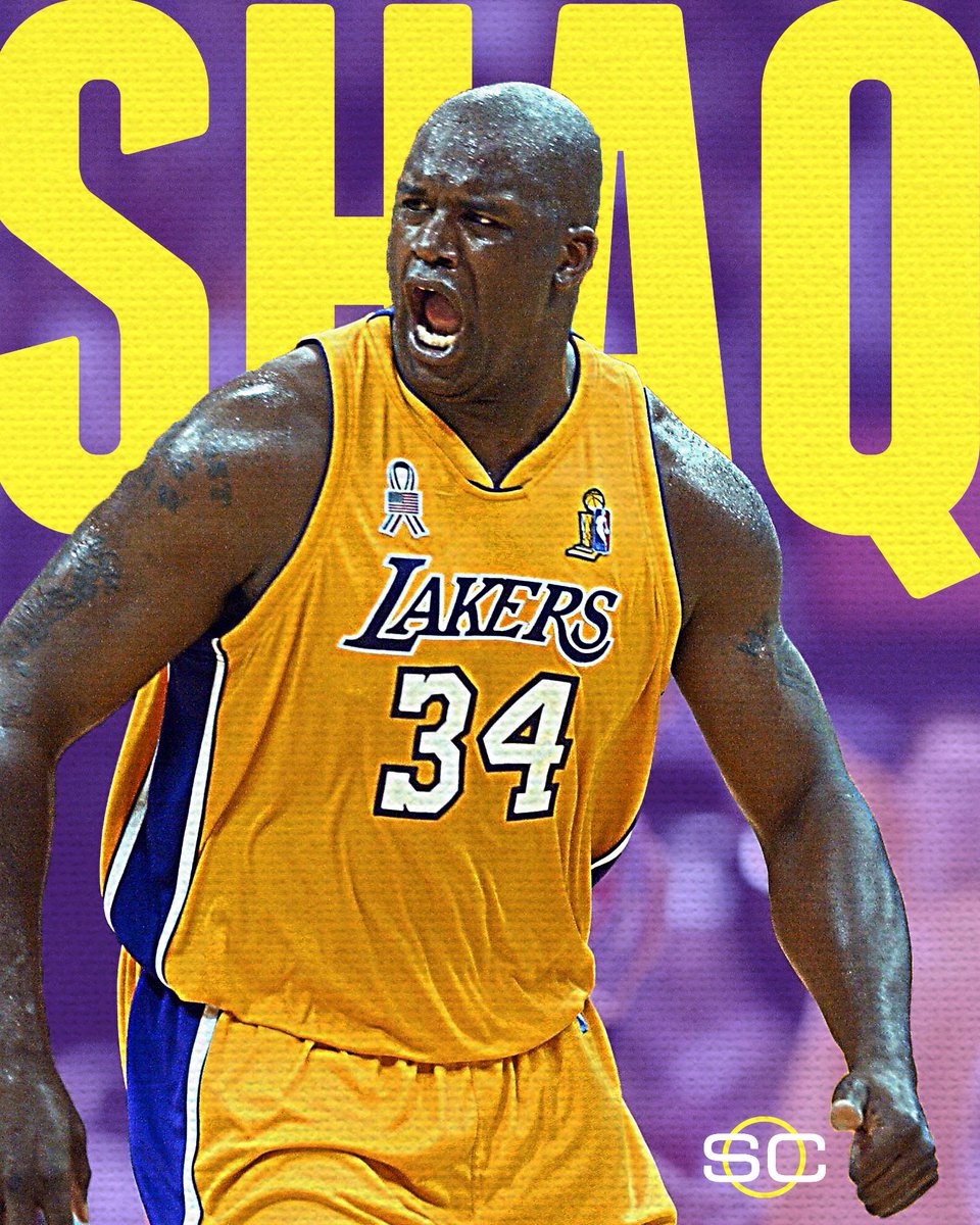 RT @SportsCenter: A Hall of Fame career for @SHAQ.
• 4 titles
• 3x Finals MVP
• 14x All-NBA
• 15x All-Star
• 28,596 Pts, 7th all-time https…