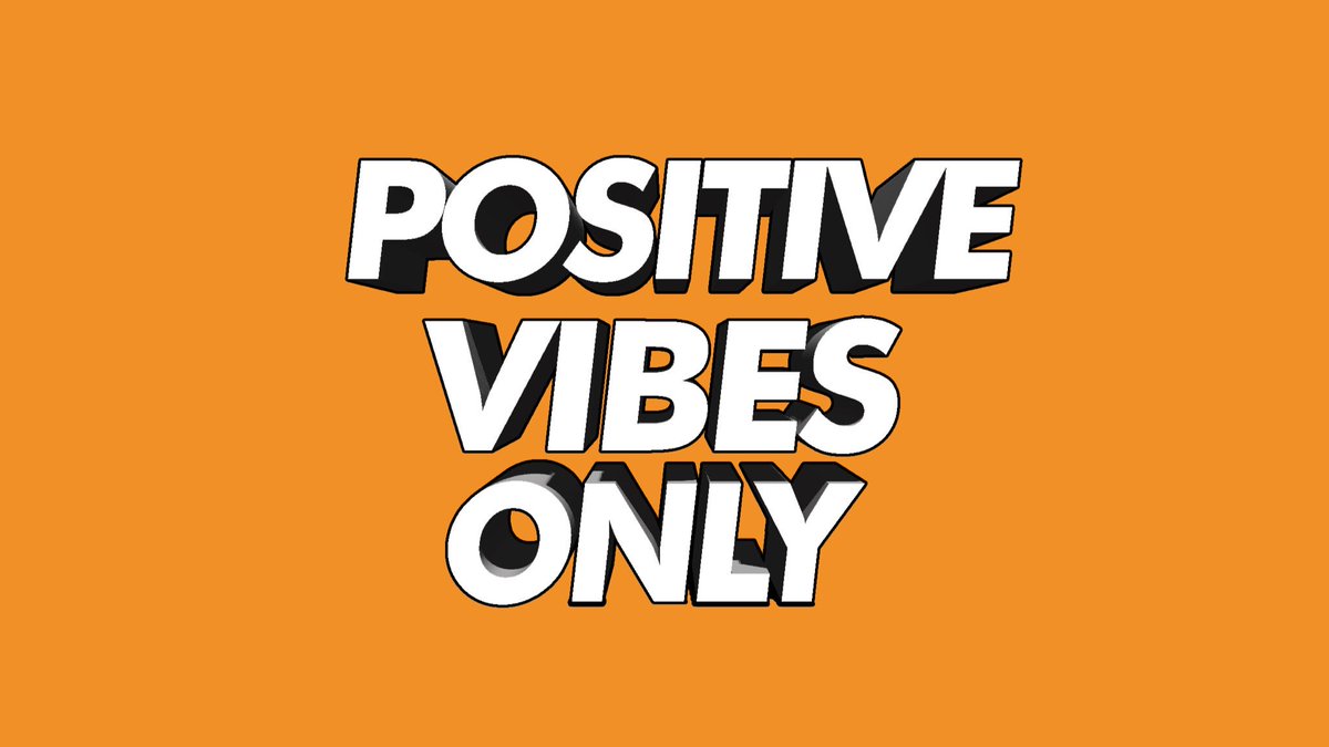 #positivevibesONLY https://t.co/eUY2dU2YQW