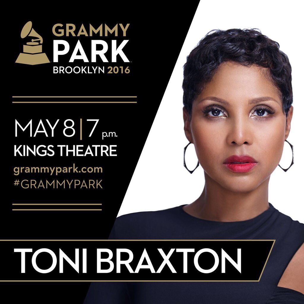 RT @wearetonitigers: Brooklyn, don't miss the legendary  @tonibraxton at Grammy Park! Get ur tickets now! ????
???????? https://t.co/Gnk62csFww ???????? h…