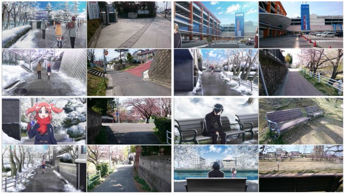 この前行った未確認で進行形の聖地まとめてみた。アングル結構適当だったな() この前行った未確認で進行形の聖地まとめてみた。アングル結構適当だったな()