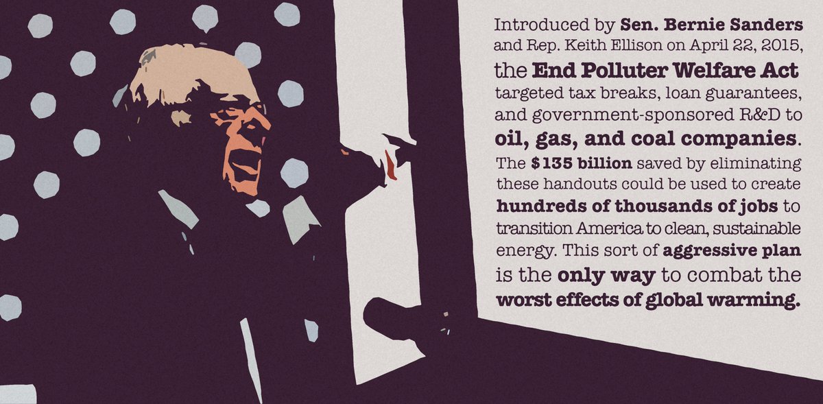 RT @ProjectBernie16: Only Bernie Sanders has introduced legislation to end handouts to oil, gas, and coal companies. #HillarySoQualified ht…