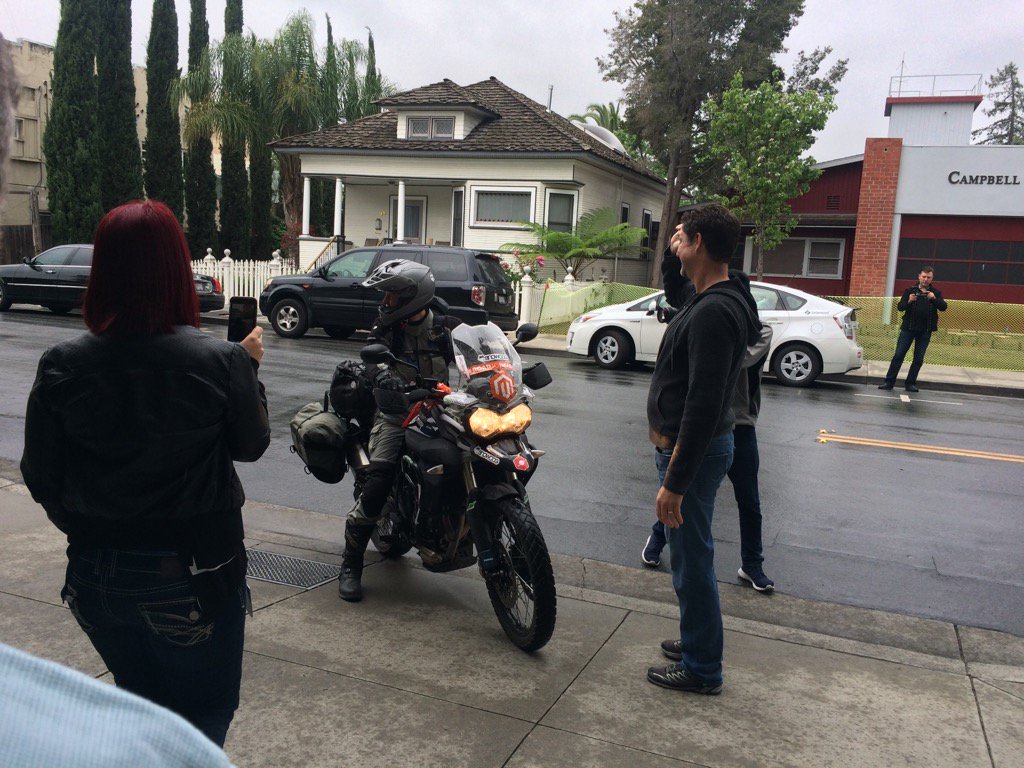 akent99: First bike with @mklave1 @sherrierohde #RoadToImagine - Sherrie is on periscope https://t.co/KHTkM0t845